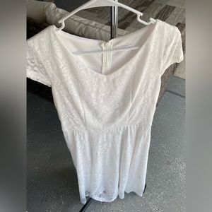 White dress size L